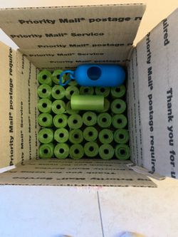 900 dog poo bags with dispenser