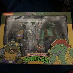 Neca tmnt slash and leather neck