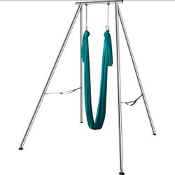 Aerial Yoga Frame & Yoga Hammock, Green