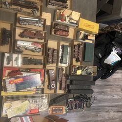 Vintage scale train stuff