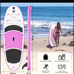 Crew Axel Inflatable Stand Up Paddle Board SUP Set 10’ x 33” x 6