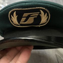  Vintage train driver hat 