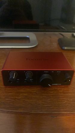 Focusrite scarlet solo gen 4 interface