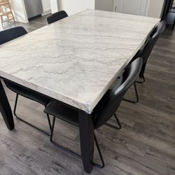 marble dining table