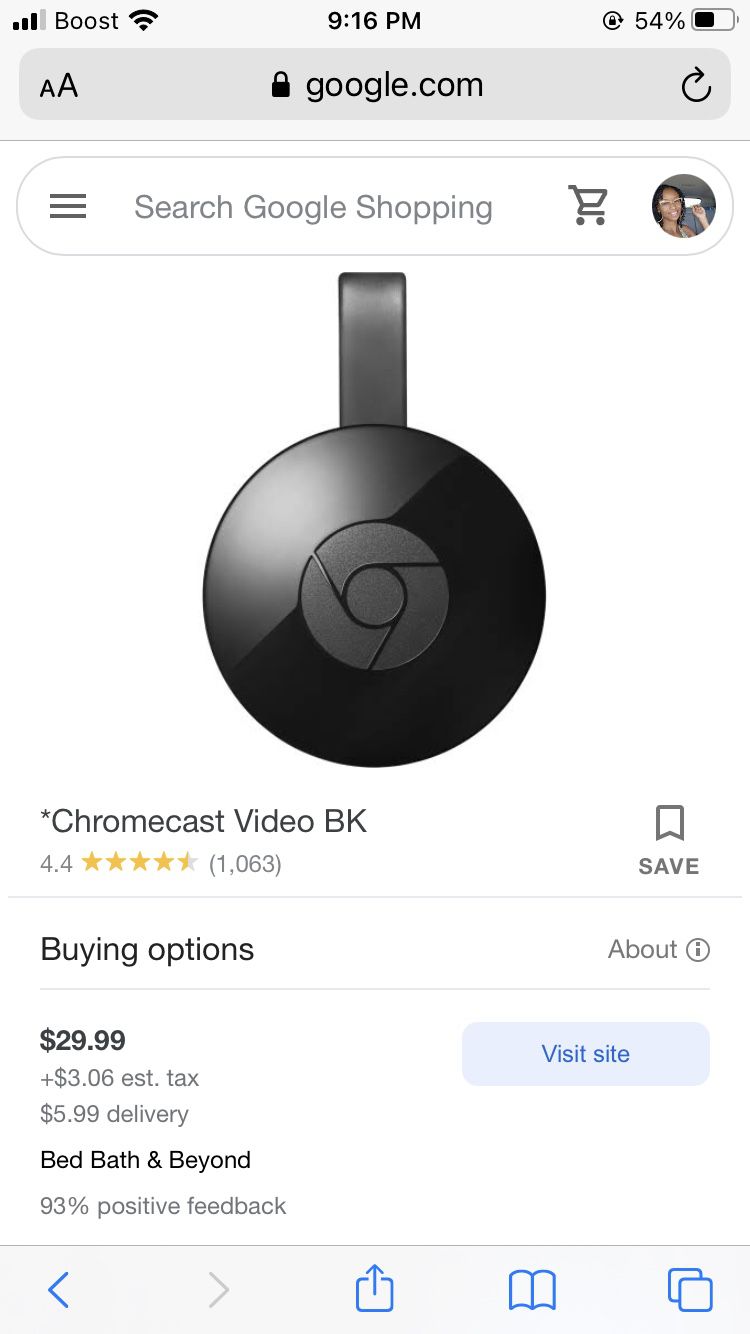 Chromecast video