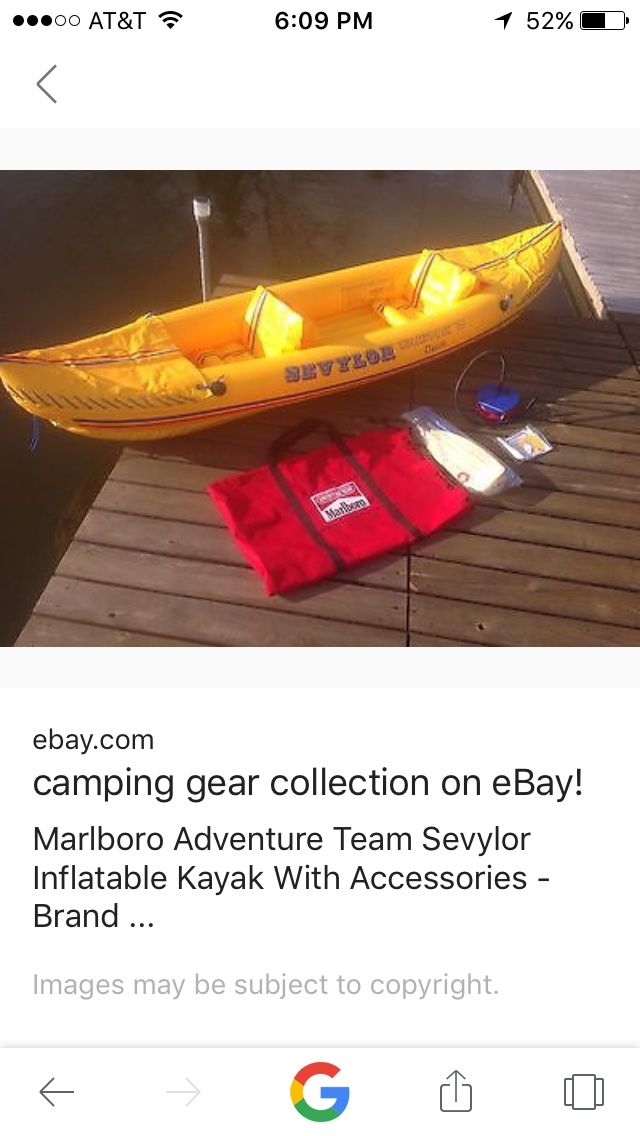 Marlboro Seylor inflatable Kayak