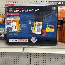 Class 5, 14,000 lbs. 5-1/2 in. Drop to 5-1/2 in. Rise, Adjustable X-Mount Trailer Hitch Dual Ball Mount