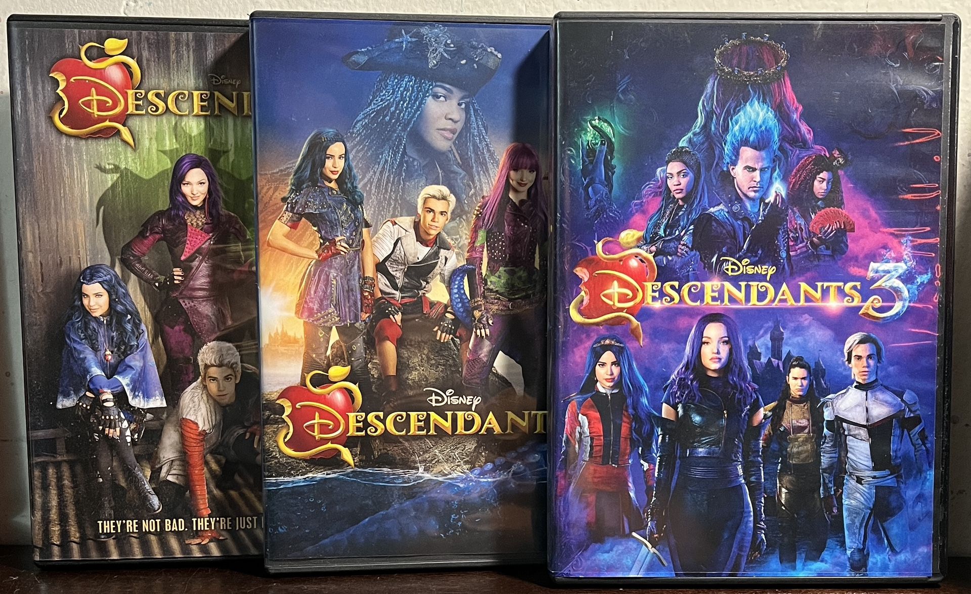 The Decendants 1-3 DVDs