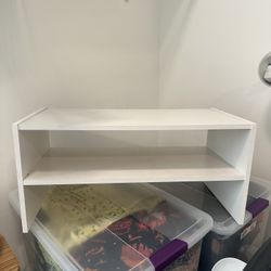 Closet Shoe Rack White 