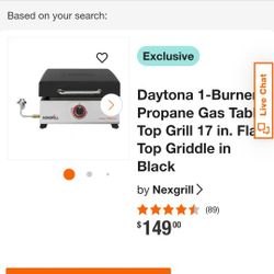 Portable Propane Grill 