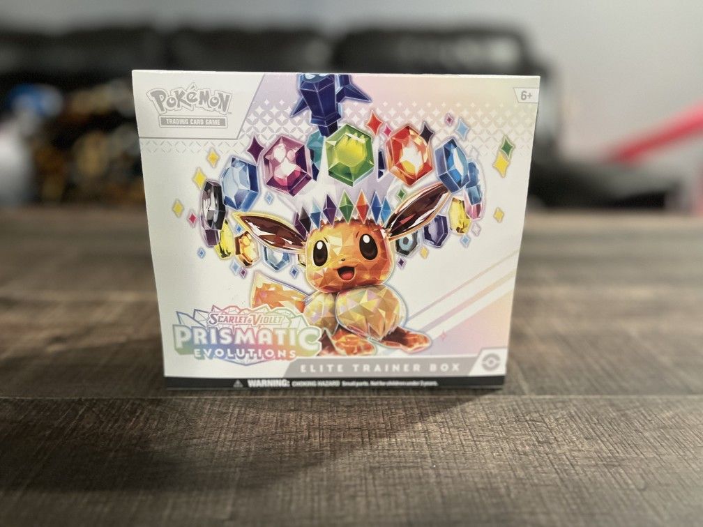 Pokemon Prismatic Evolutions Elite Trainer Box (ETB)