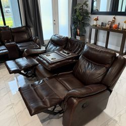 Reclining Sofa + Loveseat Set