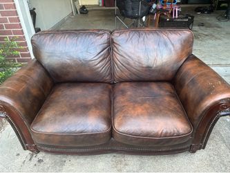 Leather couch