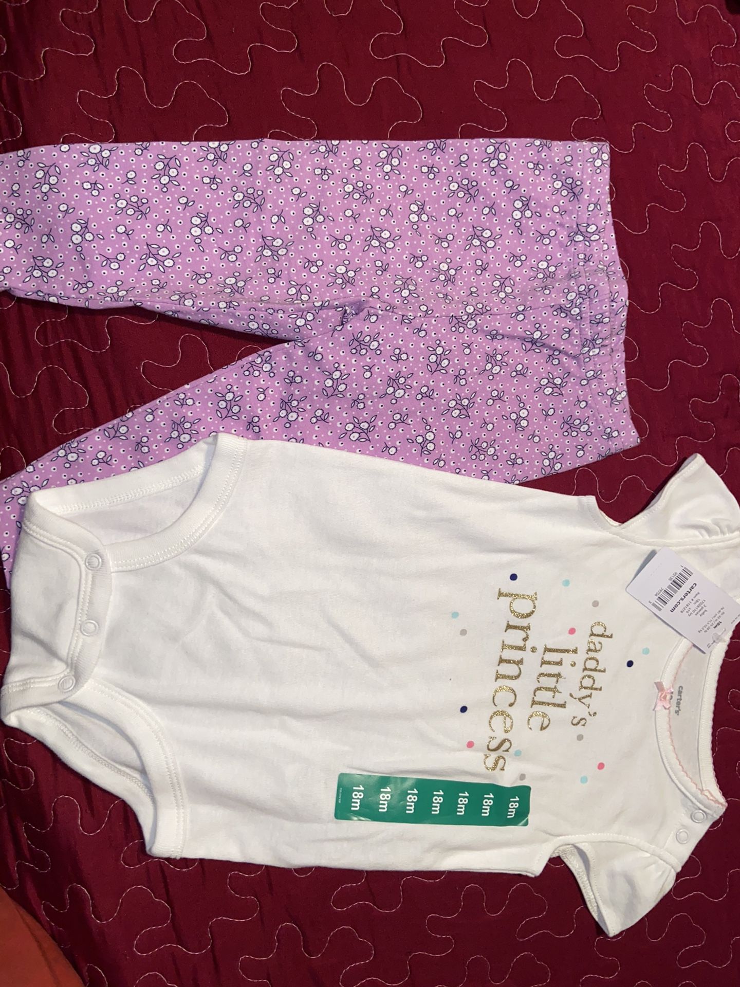 Carter’s brand baby girls 2pc set