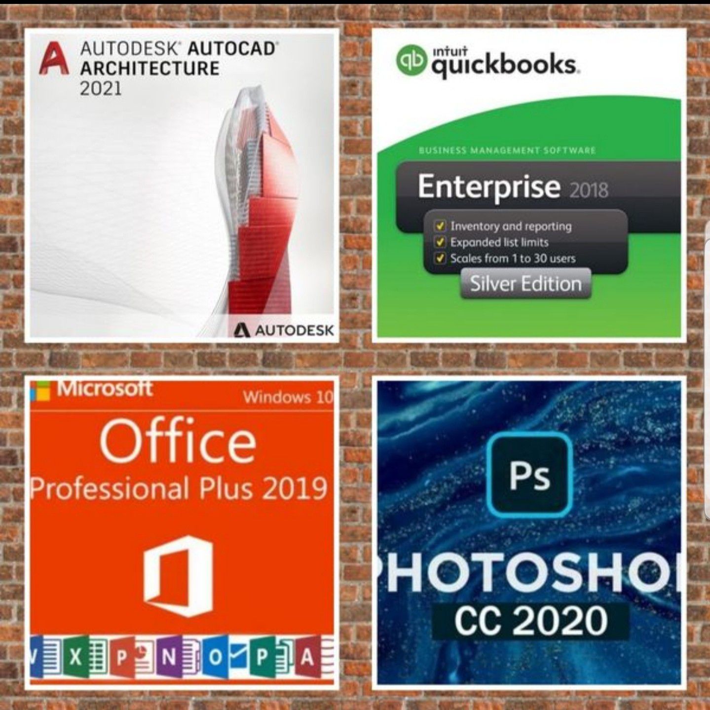 Do you need Microsoft Office Lifetime? AutoCAD 2021? Adobe Photoshop Lifetime? Fraction the cost!