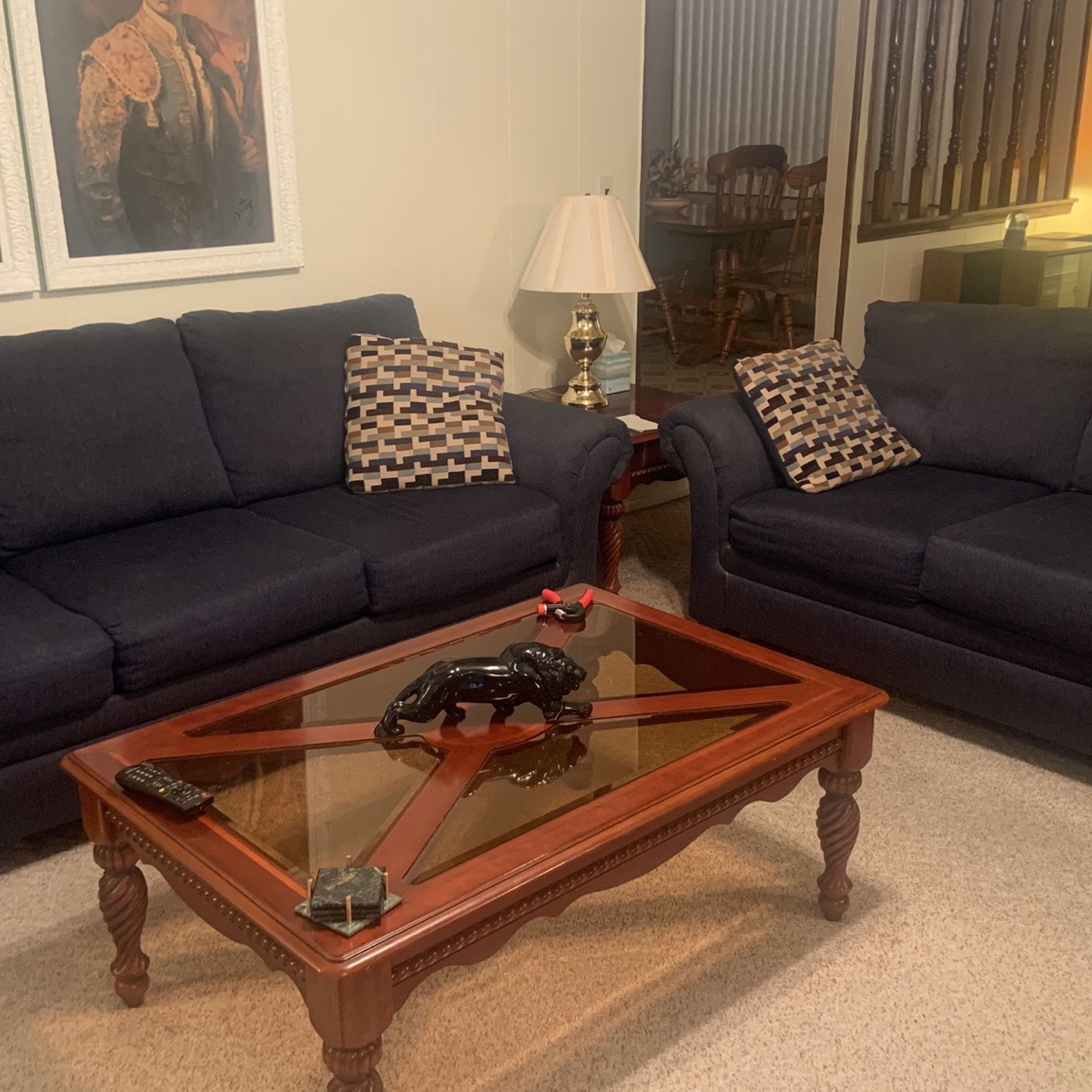 Complete 7pc Family Room Set