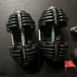 Bowflex Adjustable Dumbbells With Rack