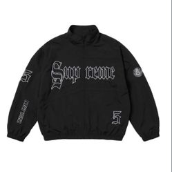 Supreme Old English Track Jacket Black 