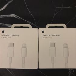 Two USB-C Lighting Cable (2m)