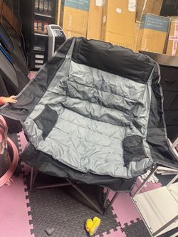 XXL Folding Camping Chair with Cup Holders