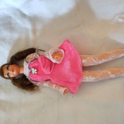 Vintage Brunette Sausage Curl Skipper Doll In Fashion Avenue Outfit