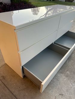 White dresser