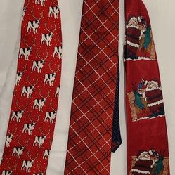 Vintage Christmas Neck Ties