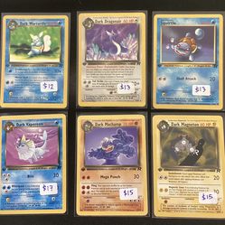 1st Edition Pokémon Team Rocket in Near Mint Condition
