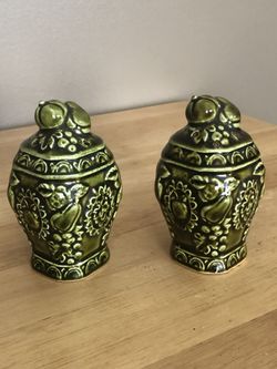 Vintage salt and pepper shakers