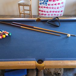 Custom Made Pool Table Full Slate slab