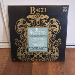 Record: Bach The Brandenburg Concertos Die Brandenburgischen Konzerte Les Concertos Brandebourgeois 