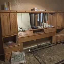 3 Piece Solid Oat Bed Piece 