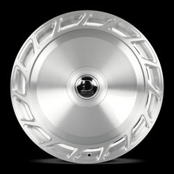 24X10 DOLCE BIGBOY Brush Silver Wheels