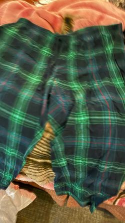 Green flannel pjs