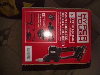 Hyper Tough 20V 2-in-1 Cordless Shear & Shrubber