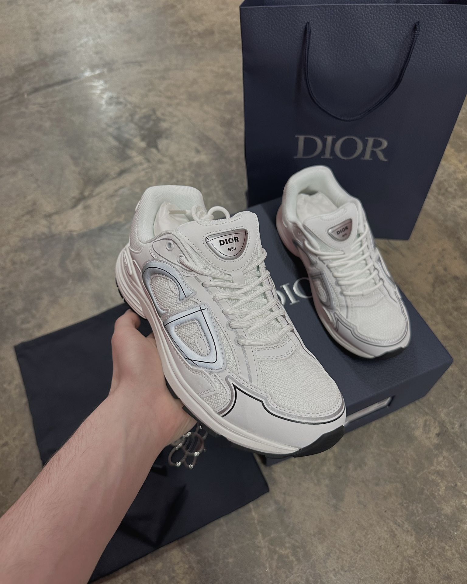 Dior B30 “White/Grey”
