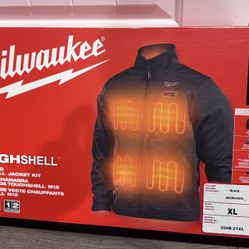 Milwaukee Black Heated Jacket XL complete kit