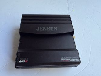 Jensen 600w 2channel Bluetooth App controlled amp