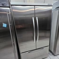 42" KITCHENAID BUILT IN FRENCH DOOR STAINLESS STEEL REFRIGERATOR 