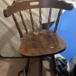Wooden Bar Stool 