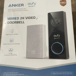 Eufy Wired Doorbell And Chime