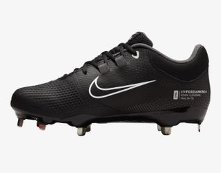 Nike Hyperdiamond 4 Pro Women's Softball Cleats All Black Size 7, 8, 8.5, 9, 9.5, 10, 11