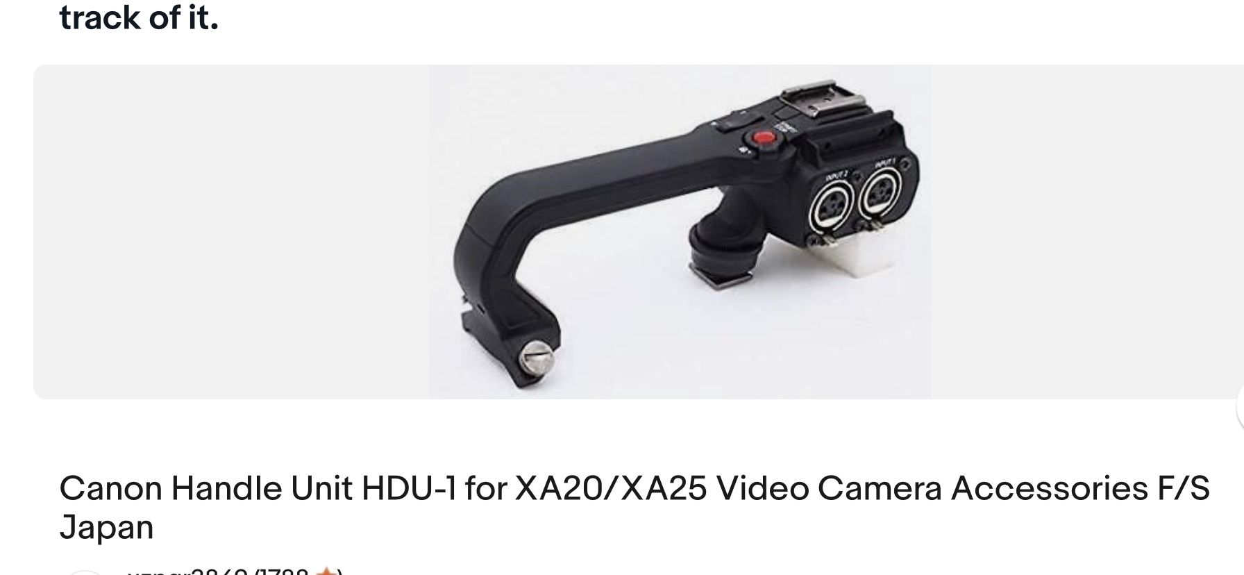 Canon Handle Unit HDU 1