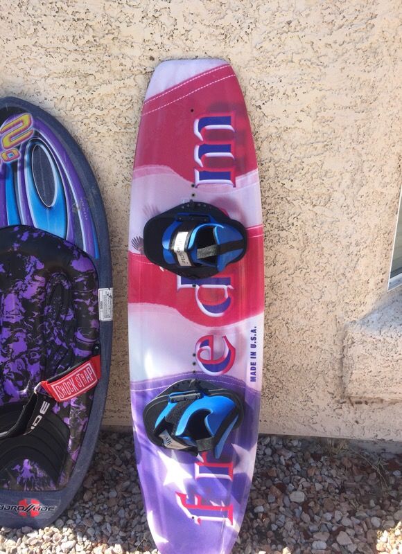 Hydroslide Wakeboard Nash Sports Freedom AirProfile Bindings