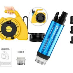 Portable Transfer Pump Compatible For Dewalt 20V Max Battery