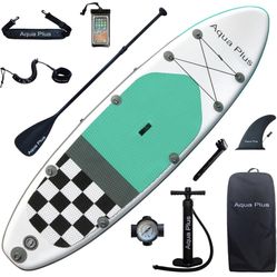 6inches Thick Inflatable SUP for All Skill Levels Stand Up Paddle Board,Paddle,Double Action Pump,ISUP Travel Backpack, Leash,Shoulder Strap,Youth,Adu