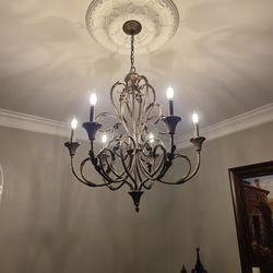 Beautiful Wrought Iron Chandelier