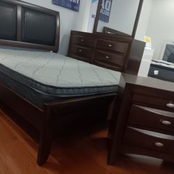 *Now Available!!!*---Sophisticated Emily Merlot Bedroom Sets---From $599!!!---Delivery/$10 Down Financing😉