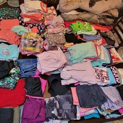 Large Lot Of Girls Clothing