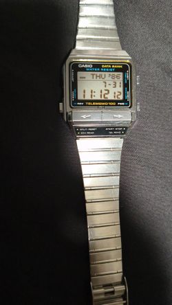 Casio Data Bank Telememo 100 Digital Watch